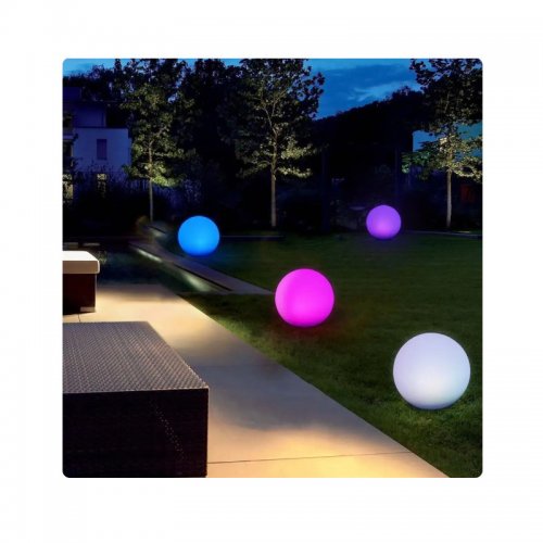 Voděodolná LED zahradní lampa s dálkovým ovladačem