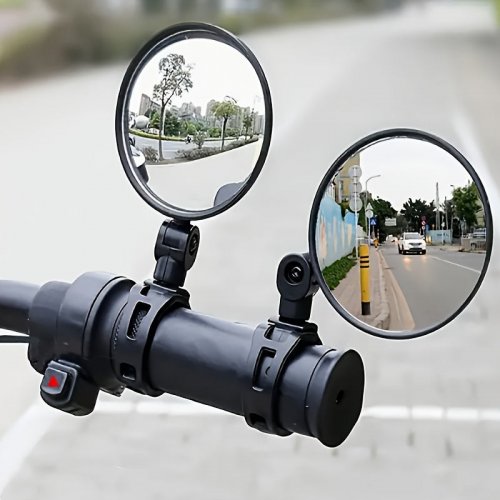 2 ks Nastavitelná a otočná cyklistická zpětná zrcátka