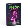 Neonová LED lampa – růžový plameňák – 3 x AA + USB – 12 x 8,5 x 29,5 cm