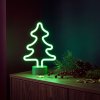 Neonová LED lampa – zelený stromeček – 3 x AA + USB – 18,5 x 8,5 x 28 cm