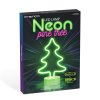 Neonová LED lampa – zelený stromeček – 3 x AA + USB – 18,5 x 8,5 x 28 cm