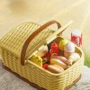 Pikniková sada s burgerem, pizzou a hranolky