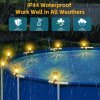 6 ks solárních bazénových lamp – vodotěsné LED lampy na dekoraci bazénu