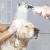 Sprchová hlavice, sprchová růžice se 3 režimy Stříbrná barva