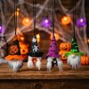 Halloweenová závěsná dekorace – skřítci – 15 x 6 cm – 4 druhy