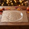 Prostírání – vzor listů – PVC – 45 × 30 cm – zlaté