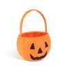 Halloweenový filcový košík – oranžový – 16 x 20 cm