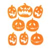 Halloweenová 3D gelová okenní dekorace – dýně – 30 x 30 cm – 9 ks / balení