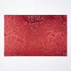 Prostírání – vzor listů – PVC – 45 × 30 cm – Růžově zlatá