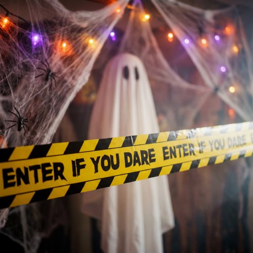Halloweenová výstražná páska - 3 x 6 m