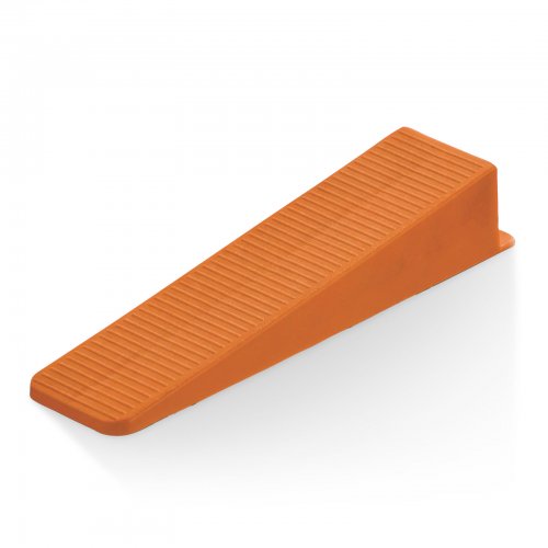 Plastová vyrovnávací klínová sada – 1–15 mm – oranžová – 100 ks / balení