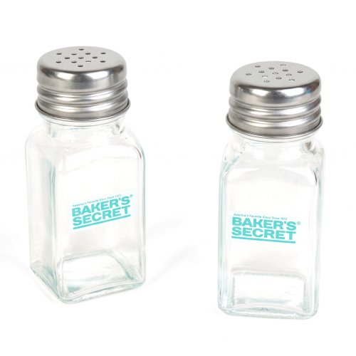 Sada solničky a pepřenky Baker's Secret – sklo – 10,3 cm – 2 ks / sada