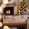 Adventní kalendář – „Veselé Vánoce“ sob – MDF – 40 x 11 cm