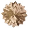 Prostírání – zlaté – metalický efekt – květ – PVC – 38 cm