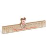 Adventní kalendář – „Veselé Vánoce“ sob – MDF – 40 x 11 cm
