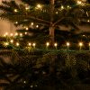 Svetelný řetěz – 20 m – teplá bílá – 400 LED – 100–240 V – 6 W – zelený kabel