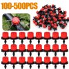 Sada nastavitelných zavlažovacích kapkovacích a postřikovacích hlavic (100 ks)
