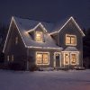 Světelný řetěz – 10 m – 400 teplých bílých &amp; 100 studených bílých LED – 100-240V – 6W – bílý kabel