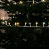 Světelný řetěz – 10 m – 400 teplých bílých &amp;amp;amp; 100 studených bílých LED – 100-240V – 6W – bílý kabel
