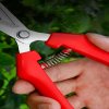 1 ks Prémiové ergonomické zahradnické nůžky z nerezové oceli