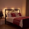 Světelný řetěz – 30 m – teplá bílá – 600 LED – 220–240 V – 6 W – průhledný kabel
