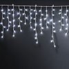 Světelný závěs – 15 m – studená bílá – 600 LED – 100–240 V – 6 W – průhledný kabel