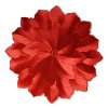 Podložka pod talíř - červená - kovový efekt - květ - PVC - 38 cm