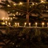 Světelný řetěz – 20 m – teplá bílá – 400 LED – 220–240 V – 6 W – průhledný kabel
