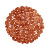 Prostírání – bronzové – metalický efekt – kulaté – PVC – 38 cm