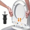 2 ks šrouby závěsů WC sedátka, univerzální, horní upevňovací část, gumová náhradní sada