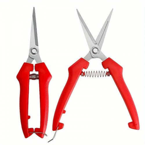 1 ks Prémiové ergonomické zahradnické nůžky z nerezové oceli