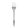 Home MX816 solární zahradní lampa, 12 ks displej, plast, 1 ks teple bílá LED, venkovní, vnitřní