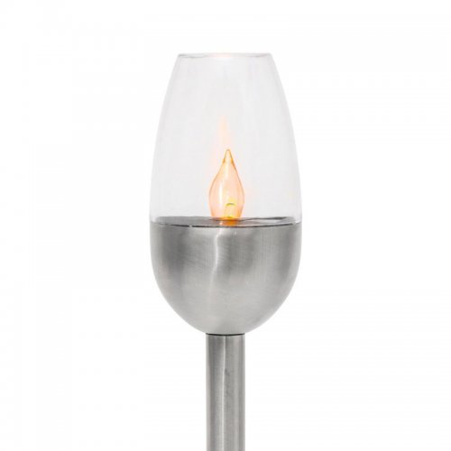 Home MX816 solární zahradní lampa, 12 ks displej, plast, 1 ks teple bílá LED, venkovní, vnitřní