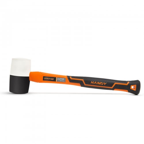 Gumové kladivo s rukojetí ze skelných vláken - 340 g