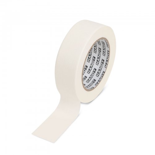 Maskovací páska – s lepidlem na vodní bázi – 50 m x 36 mm – bílá