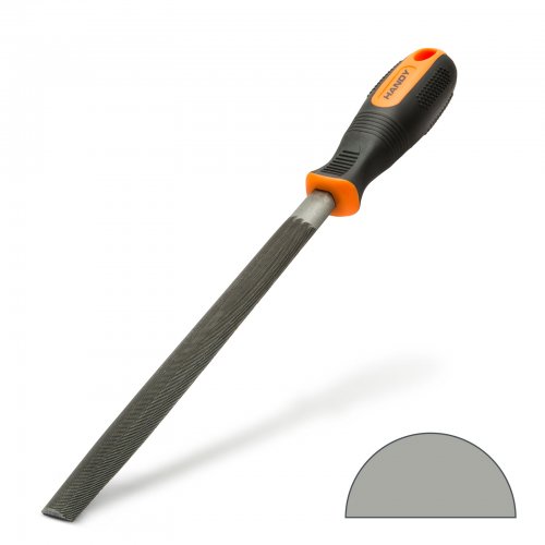 Přesná pila na kovy – půlkruhová – dvojitý sek – středně hrubá