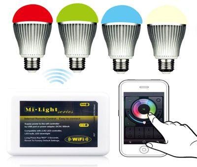 Wifi LED žiarovka e27 4ks