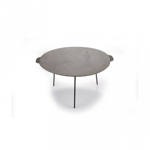 Perfect Home 15525 Liatinový grilovací tanier – litinový grilovací talíř 60 cm, 3-nohý