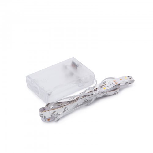 LED pásek – teplá bílá – 1 m – 3 x AA baterie