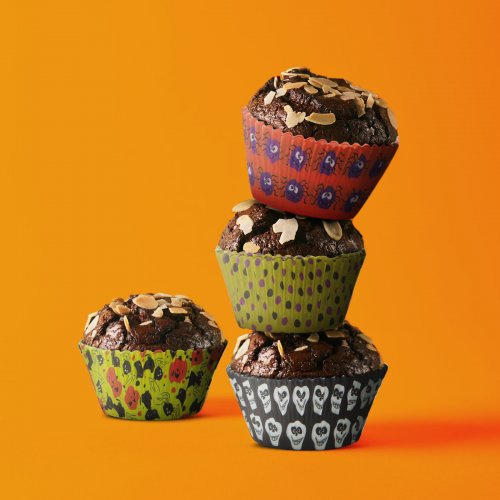 Sada formiček na muffiny - halloween - 100 ks - balení