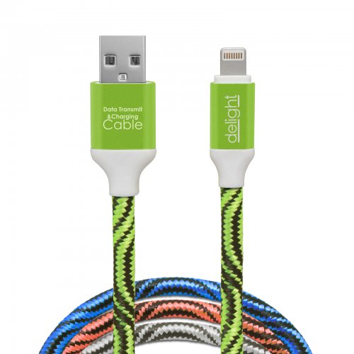 Datový kabel – iPhone "lightning" silikonový potah – 1 m