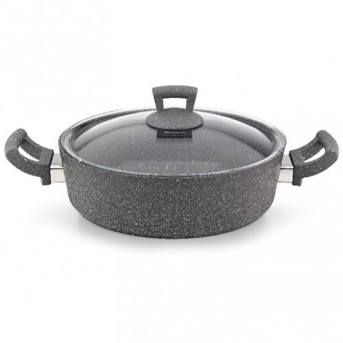 Dokonalý dům 14458 Germaniová linie pekáč s nepřilnavým povrchem se skleněnou poklicí 28 cm