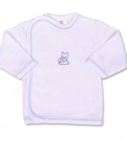 Kojenecká košilka s vyšívaným obrázkem New Baby modrá - 68 (4-6m)