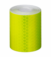 Samolepící reflexní páska na kolo (3m) - žlutá