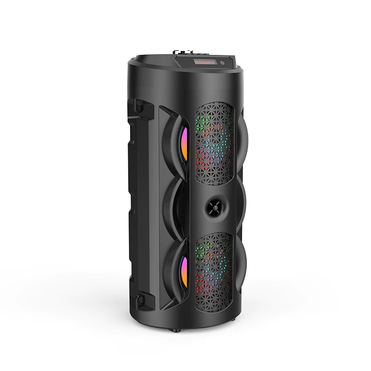 Přenosný bluetooth karaoke LED reproduktor s mikrofonem a dálkovým ovládáním