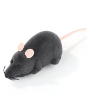 Hračka pro kočky myš na dálkové ovládání Šedá s růžovýma ušima