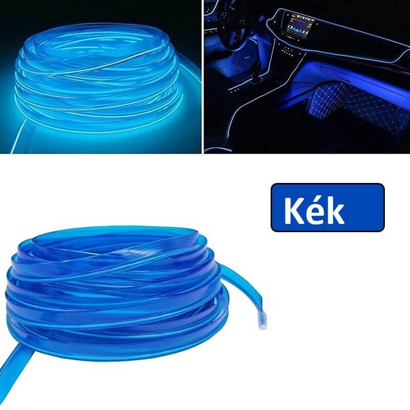 LED pásek na palubní desku, dekorační pásek do auta modrý