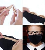 Silikonový držák masky pro lidi s brýlemi