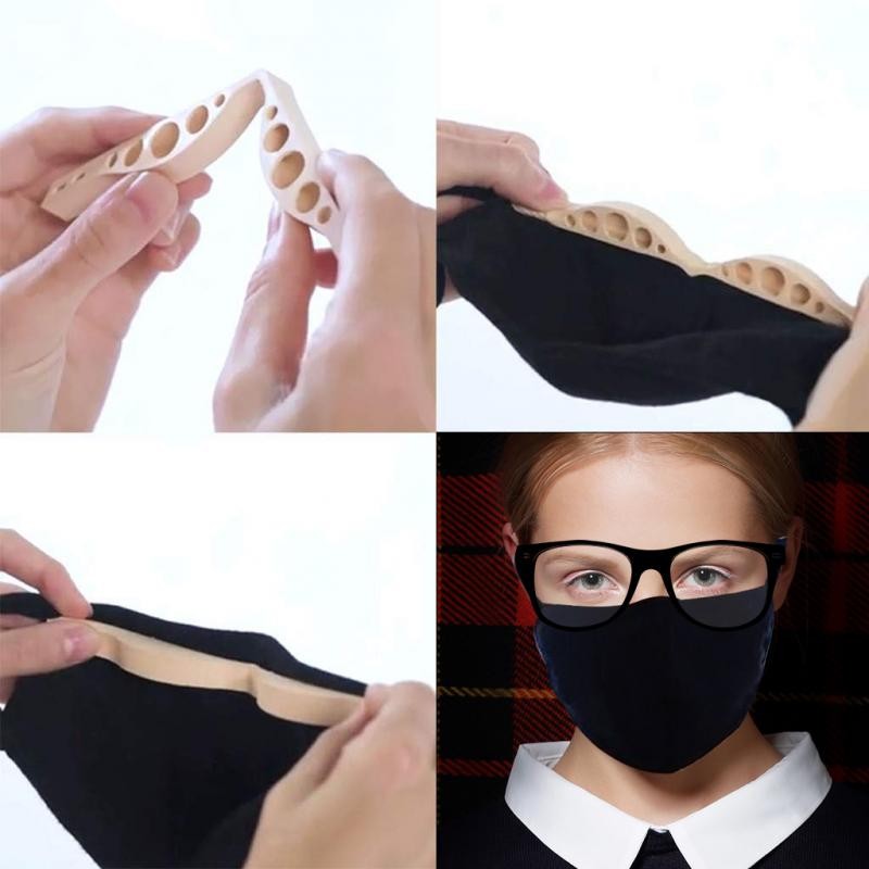 Silikonový držák masky pro lidi s brýlemi