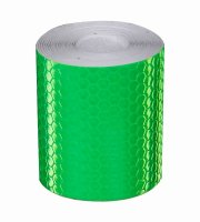 Samolepící reflexní páska na kolo (3m) - Zelená